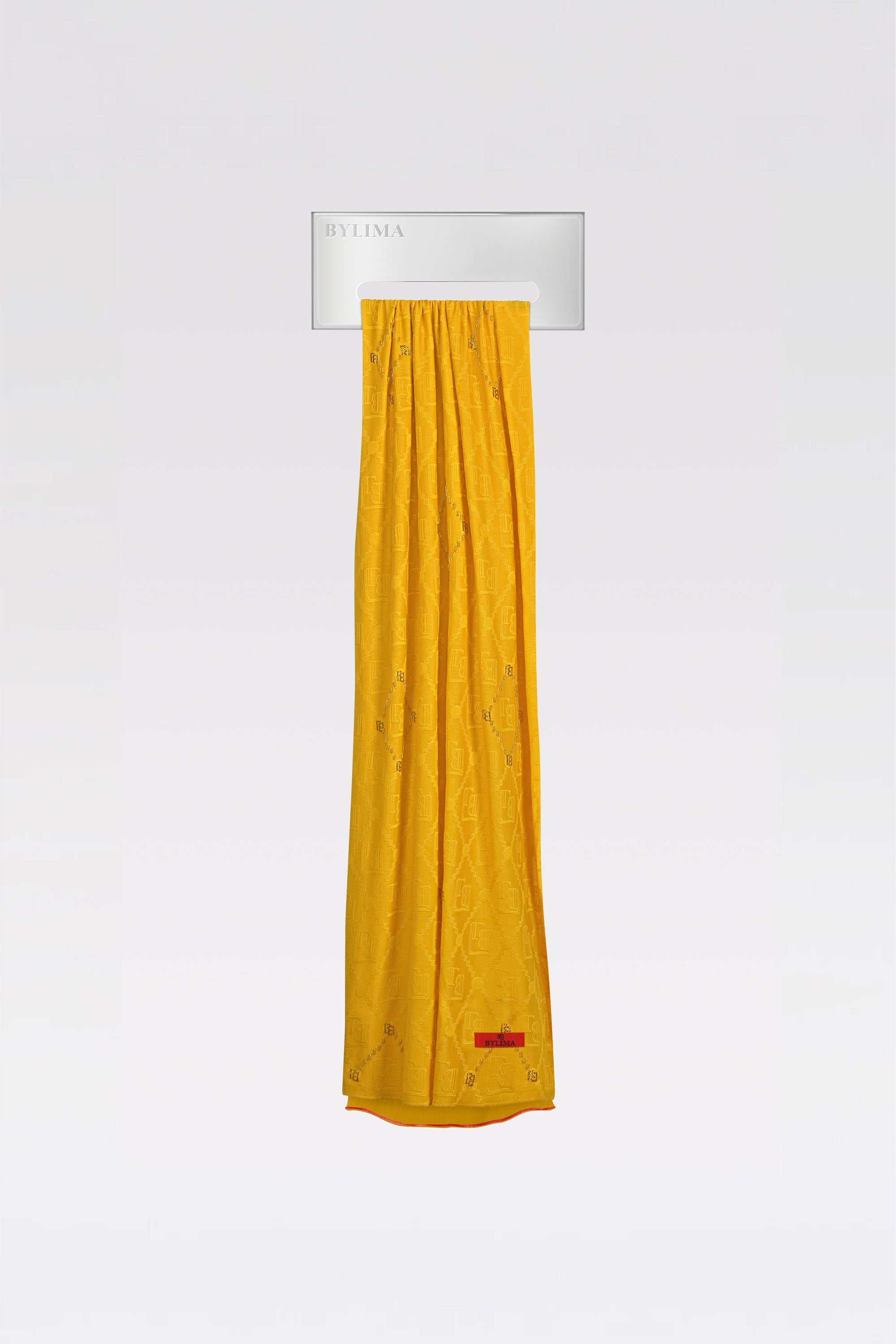 Enchanté handwork scarf 'Saffron yellow'