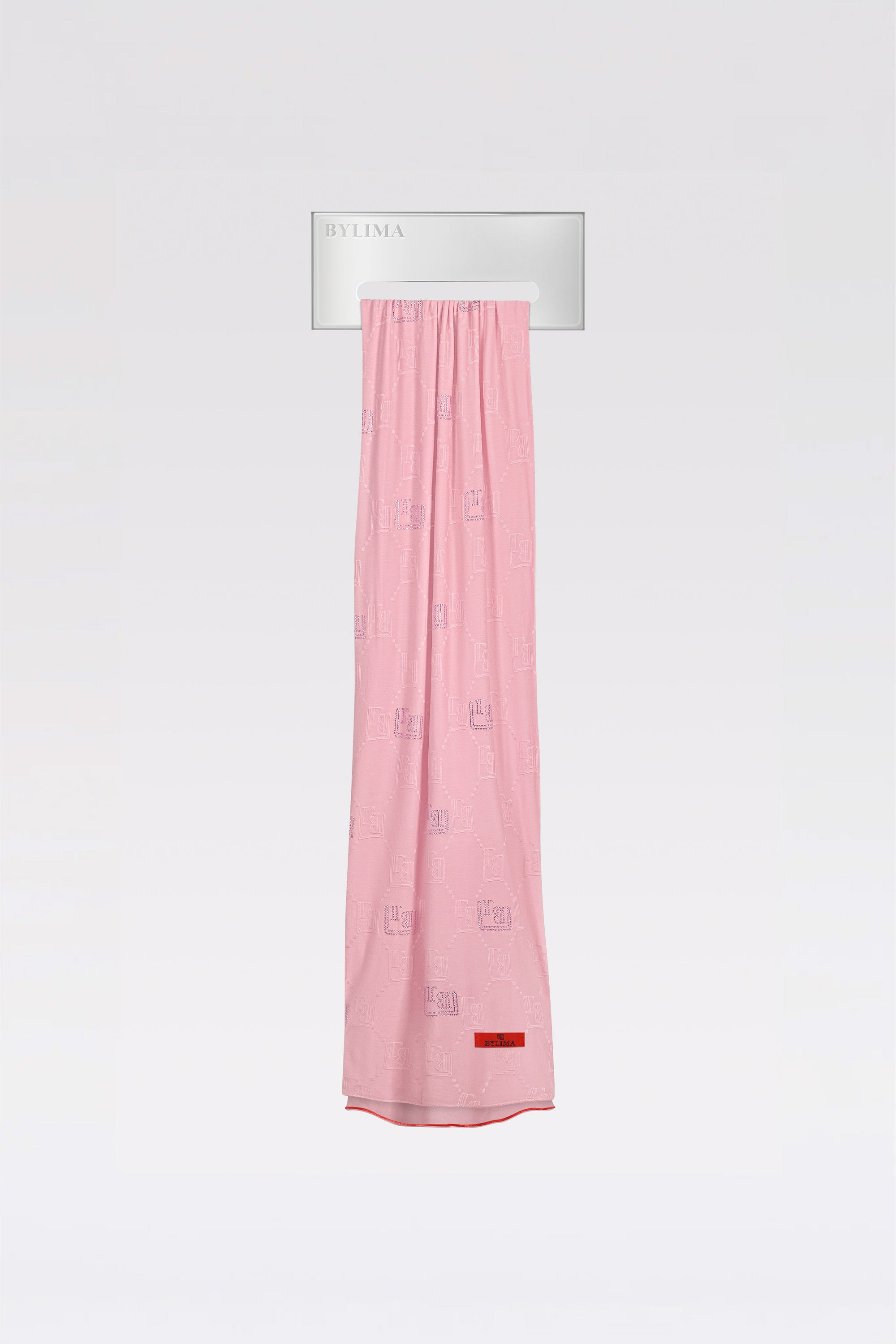 Enchanté stonework scarf 'Cotton candy'