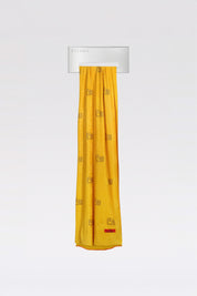 Enchanté stonework scarf 'Saffron yellow'