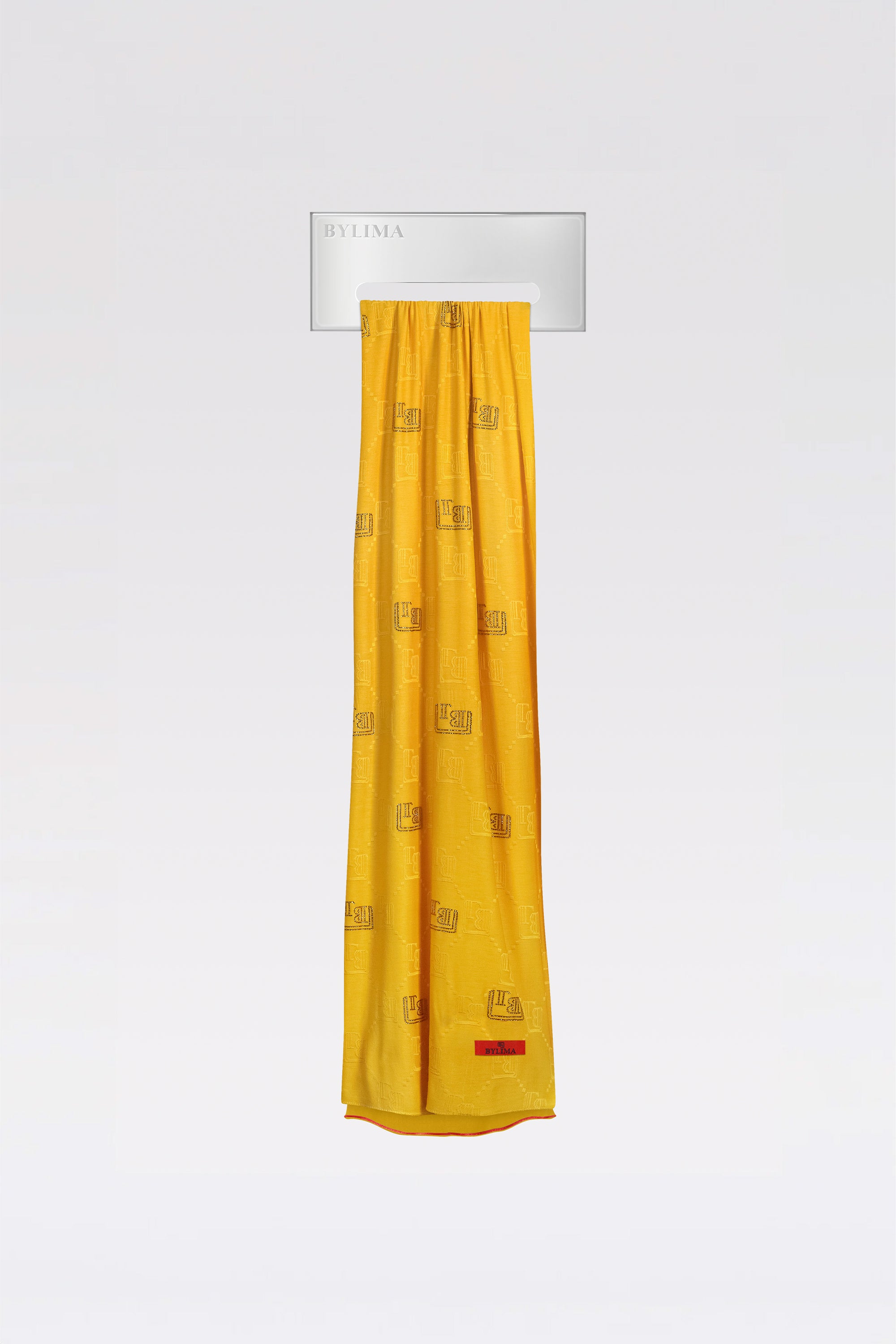 Enchanté stonework scarf 'Saffron yellow'