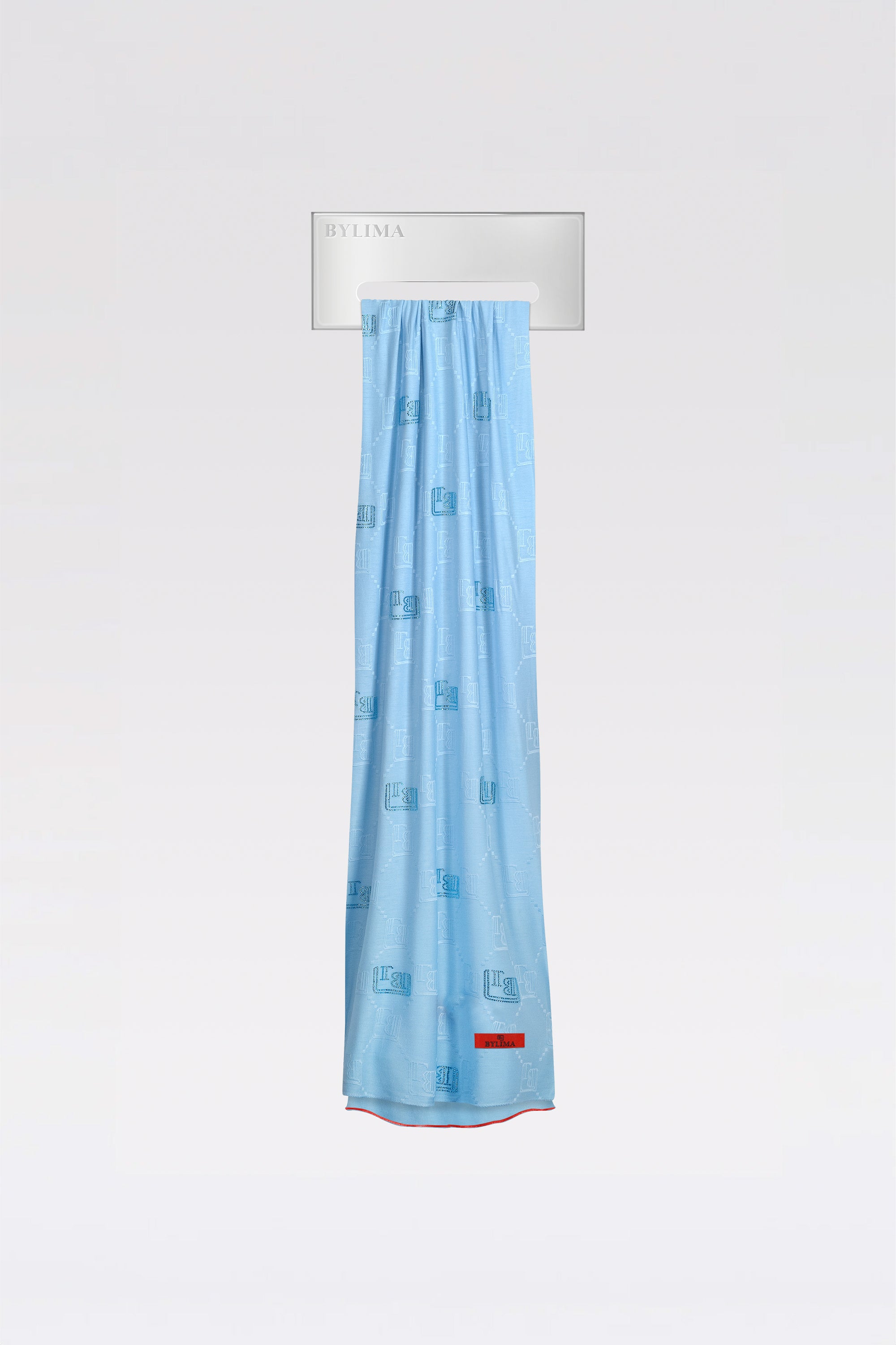 Enchanté stonework scarf 'Baby blue'