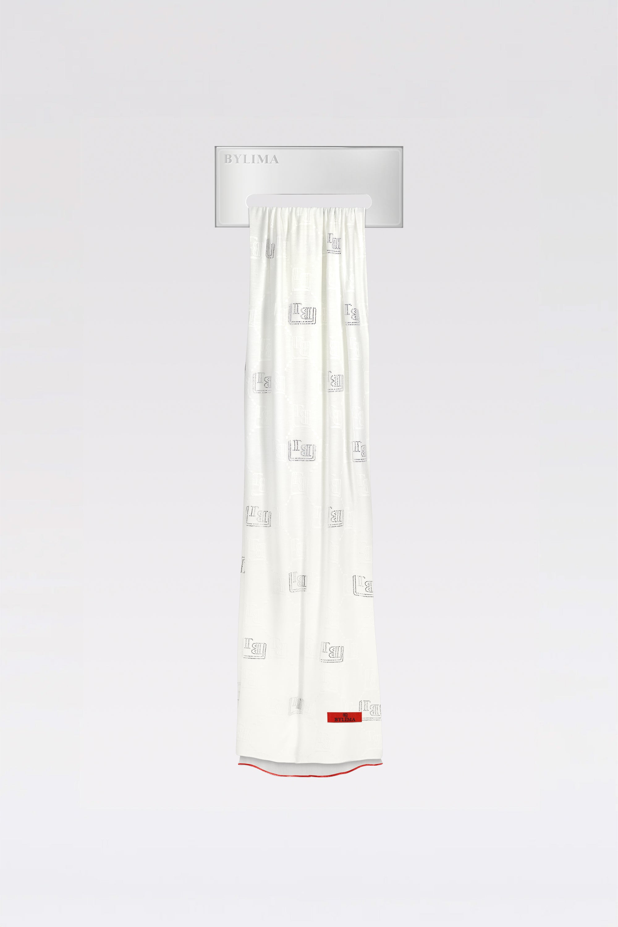 Enchanté stonework scarf 'White'
