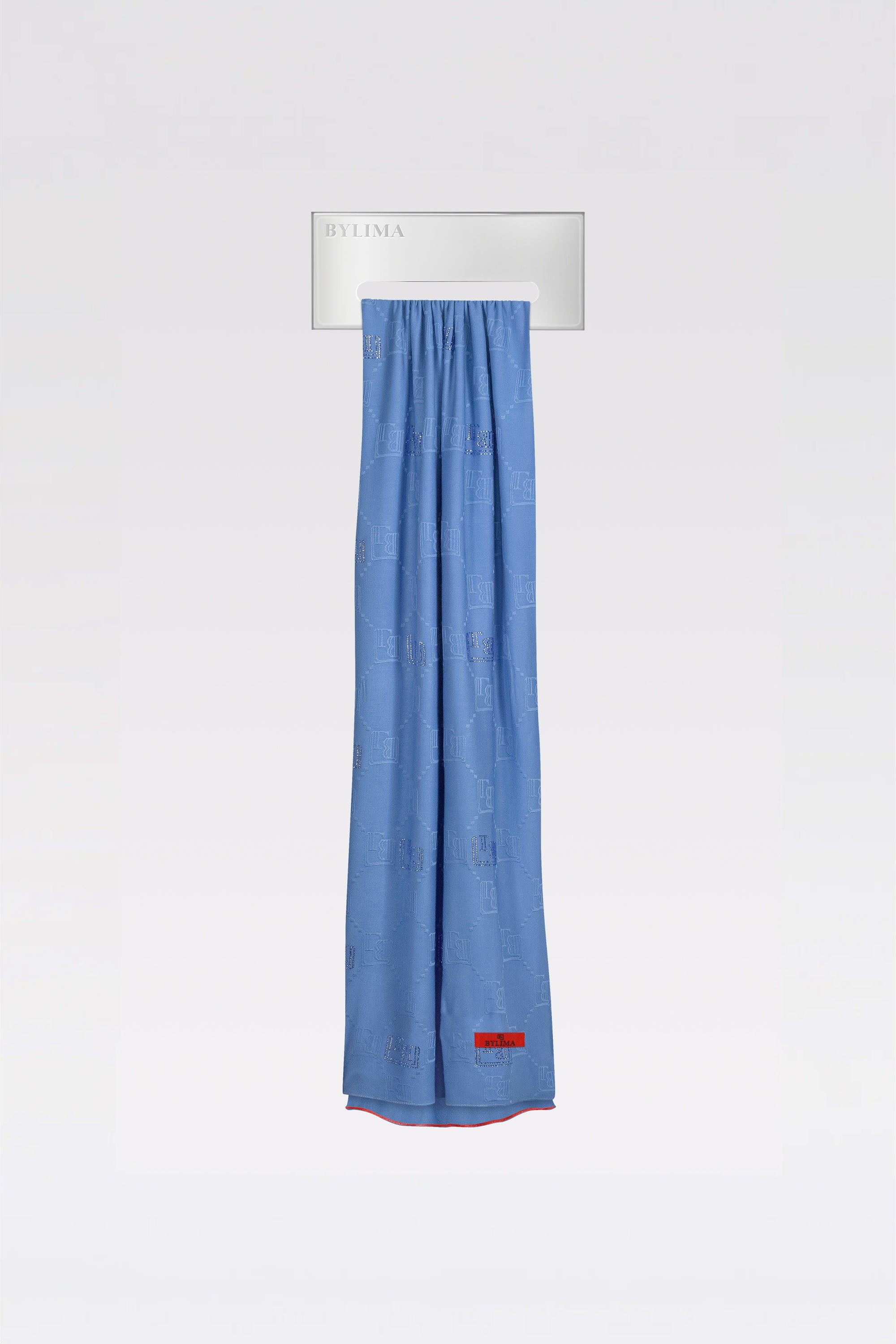 Enchanté stonework scarf 'Sky blue'