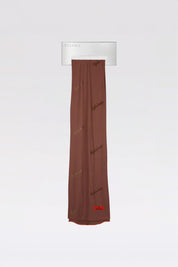 SIGNATURE SCARF 'Chocolate brown'
