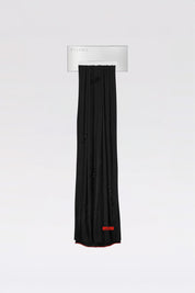 TYPOGRAPHY SCARF 'Velvet black'