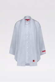 THE BYLIMA LINEN BLOUSE 'ICE BLUE'