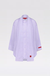 THE BYLIMA LINEN BLOUSE 'LIGHT LAVENDER'