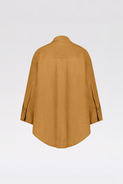 THE BYLIMA LINEN BLOUSE 'MUSTARD YELLOW'