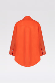 THE BYLIMA LINEN BLOUSE 'PUMPKIN ORANGE'