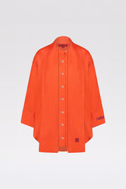 THE BYLIMA LINEN BLOUSE 'PUMPKIN ORANGE'