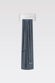 TYPOGRAPHY SCARF 'STONE BLUE'
