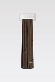 TYPOGRAPHY SCARF 'KHAKI BROWN'