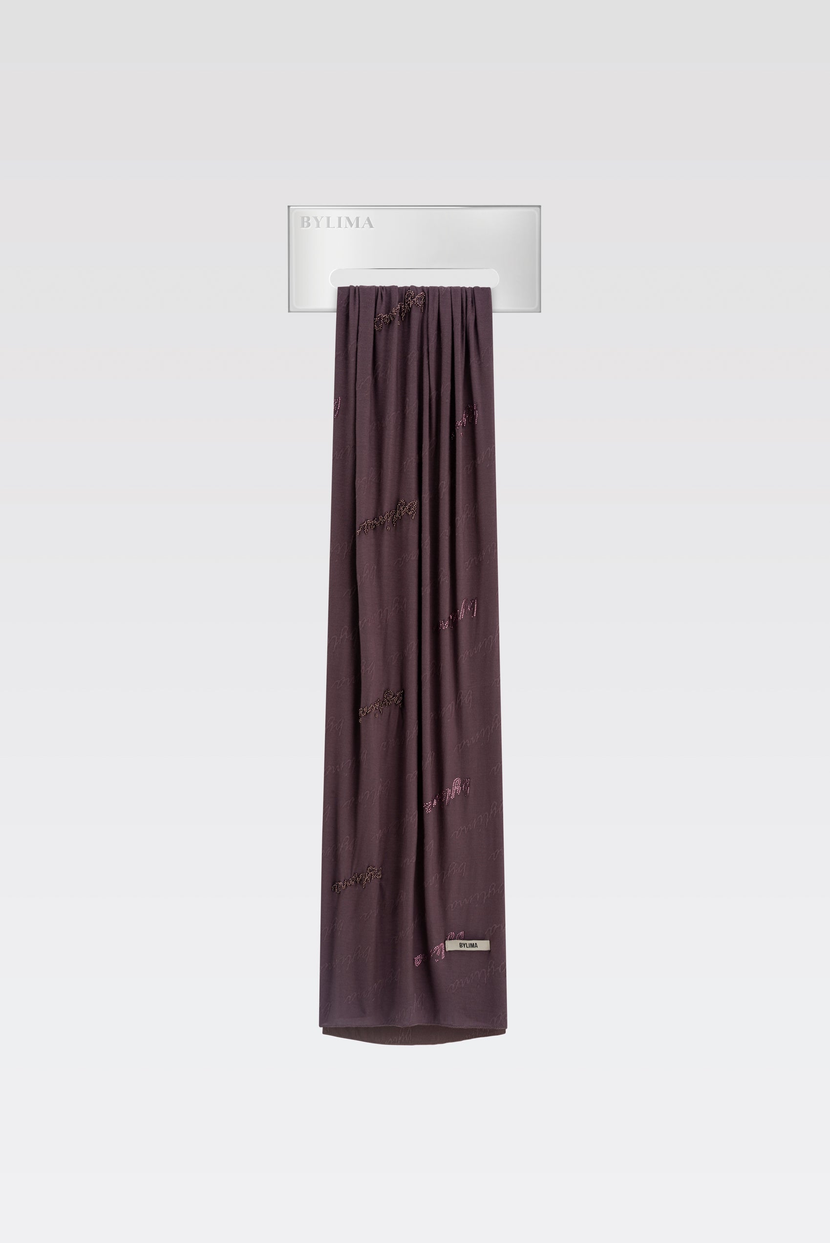 SIGNATURE SCARF 'DARK LILAC'