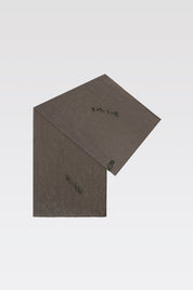 TYPOGRAPHY SCARF 'SMOKEY GREY'