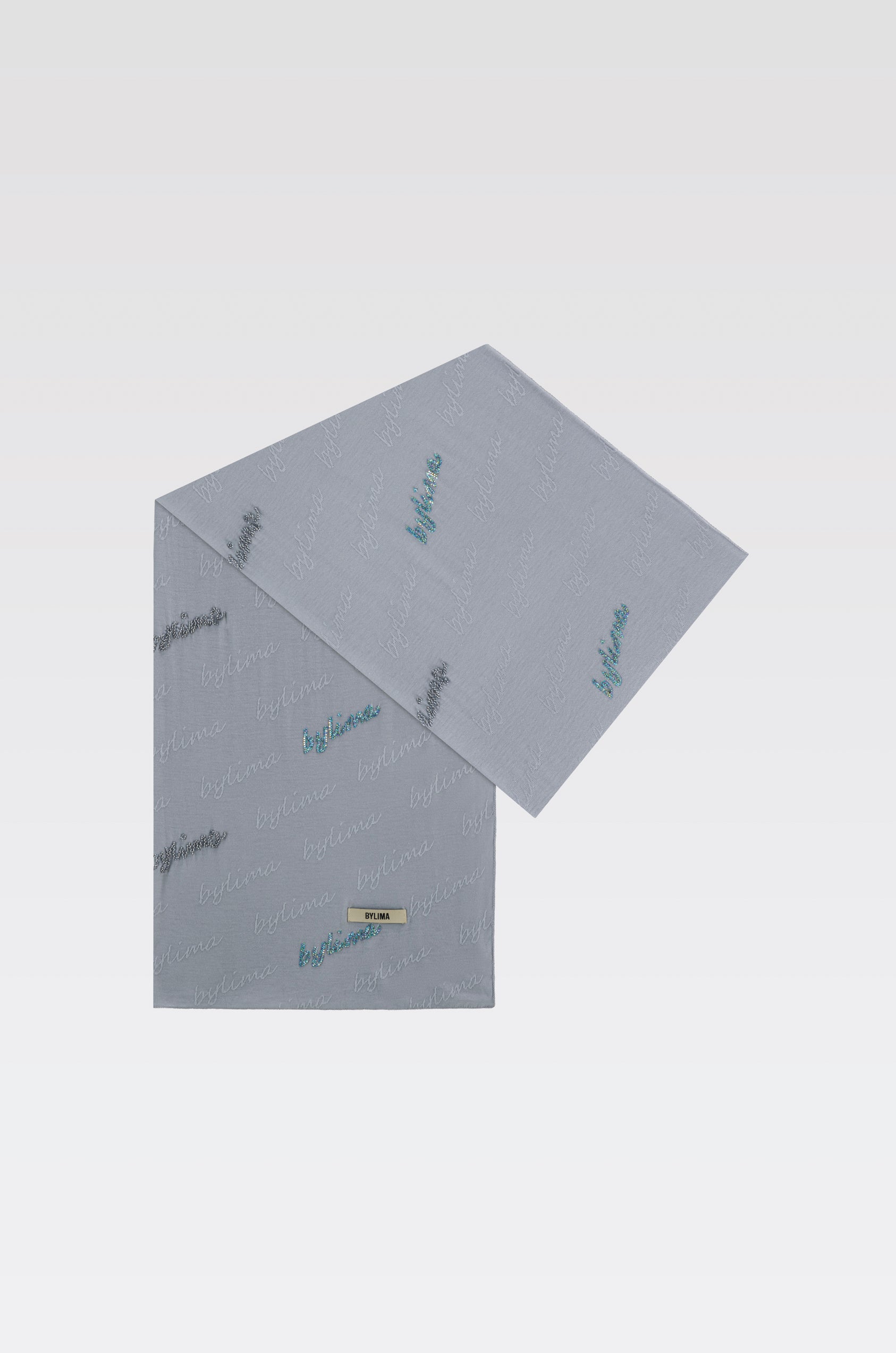 SIGNATURE SCARF 'BABY BLUE'