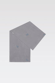 STAMP SCARF 'SHADOW BLUE'
