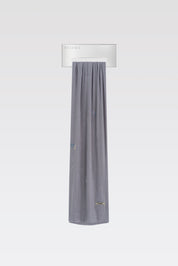 STAMP SCARF 'SHADOW BLUE'