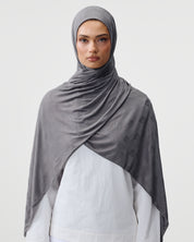 FRAMED SCARF 'CHARCOAL'