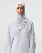 PRESENCE SCARF 'PEARL GREY'