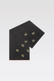 RICAMO SCARF ‘BLACK - GOLD’