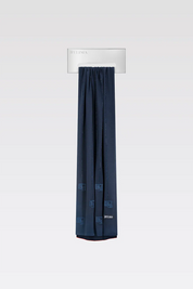 RICAMO SCARF ‘ DARK BLUE’