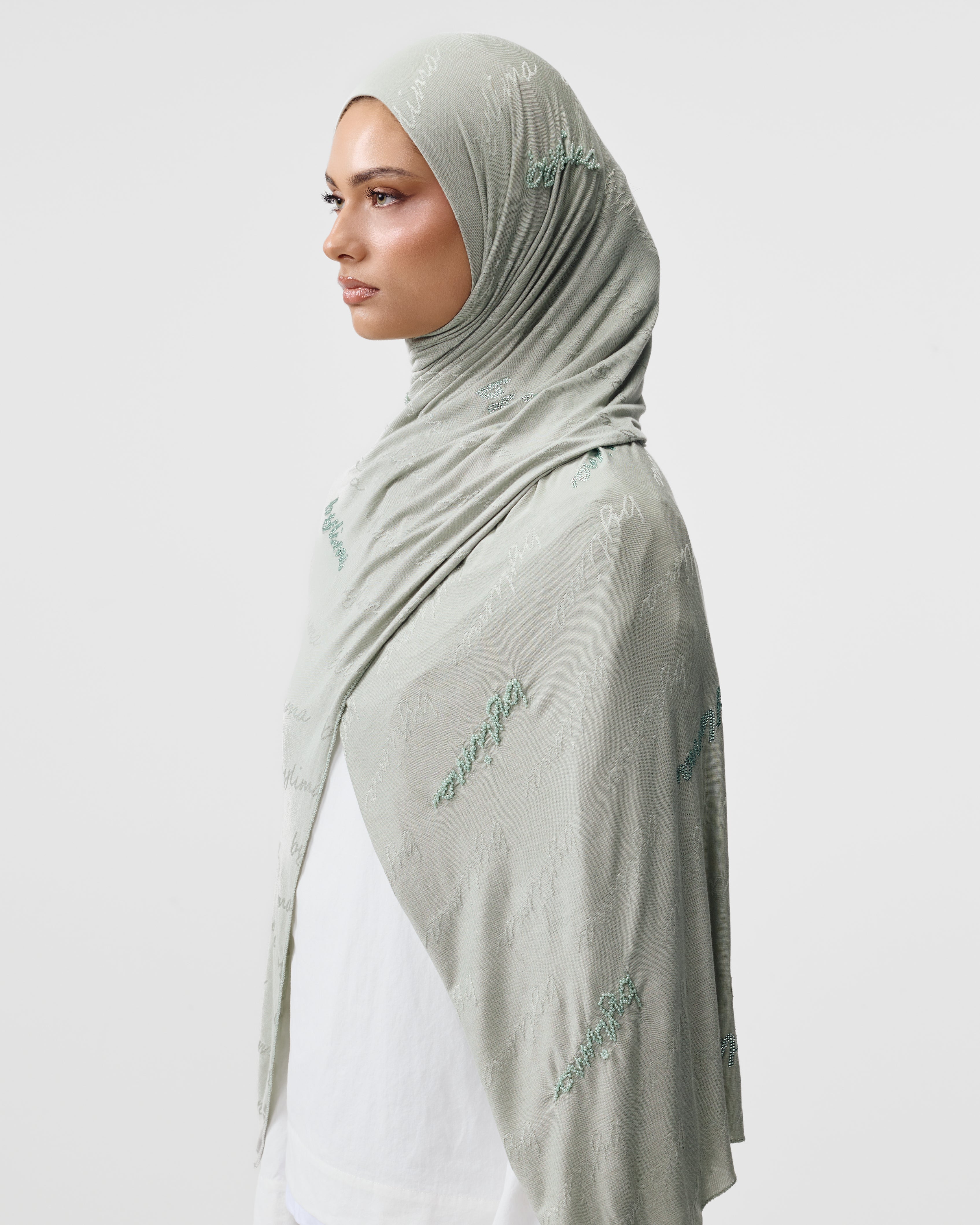 SIGNATURE SCARF 'PISTACHIO'