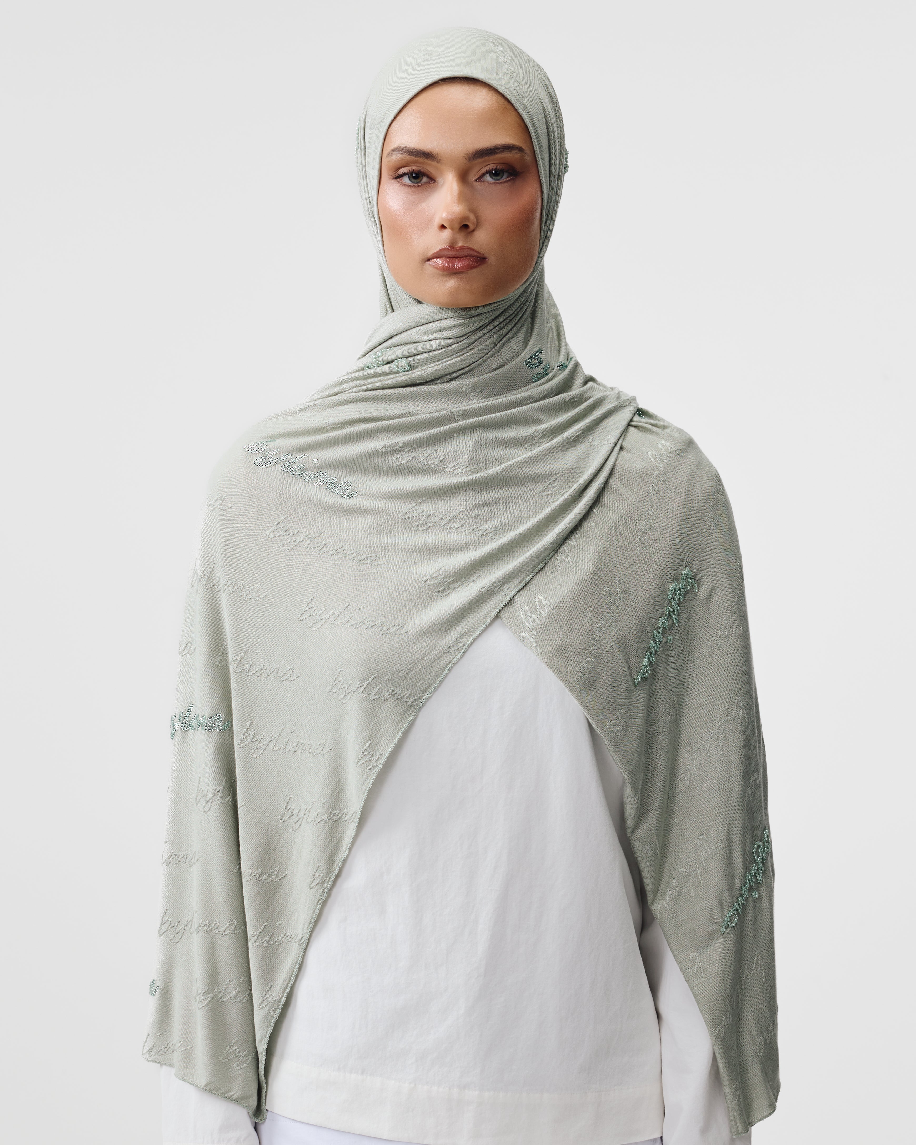 SIGNATURE SCARF 'PISTACHIO'