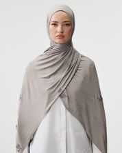 STAMP SCARF 'CASHMERE TAUPE'