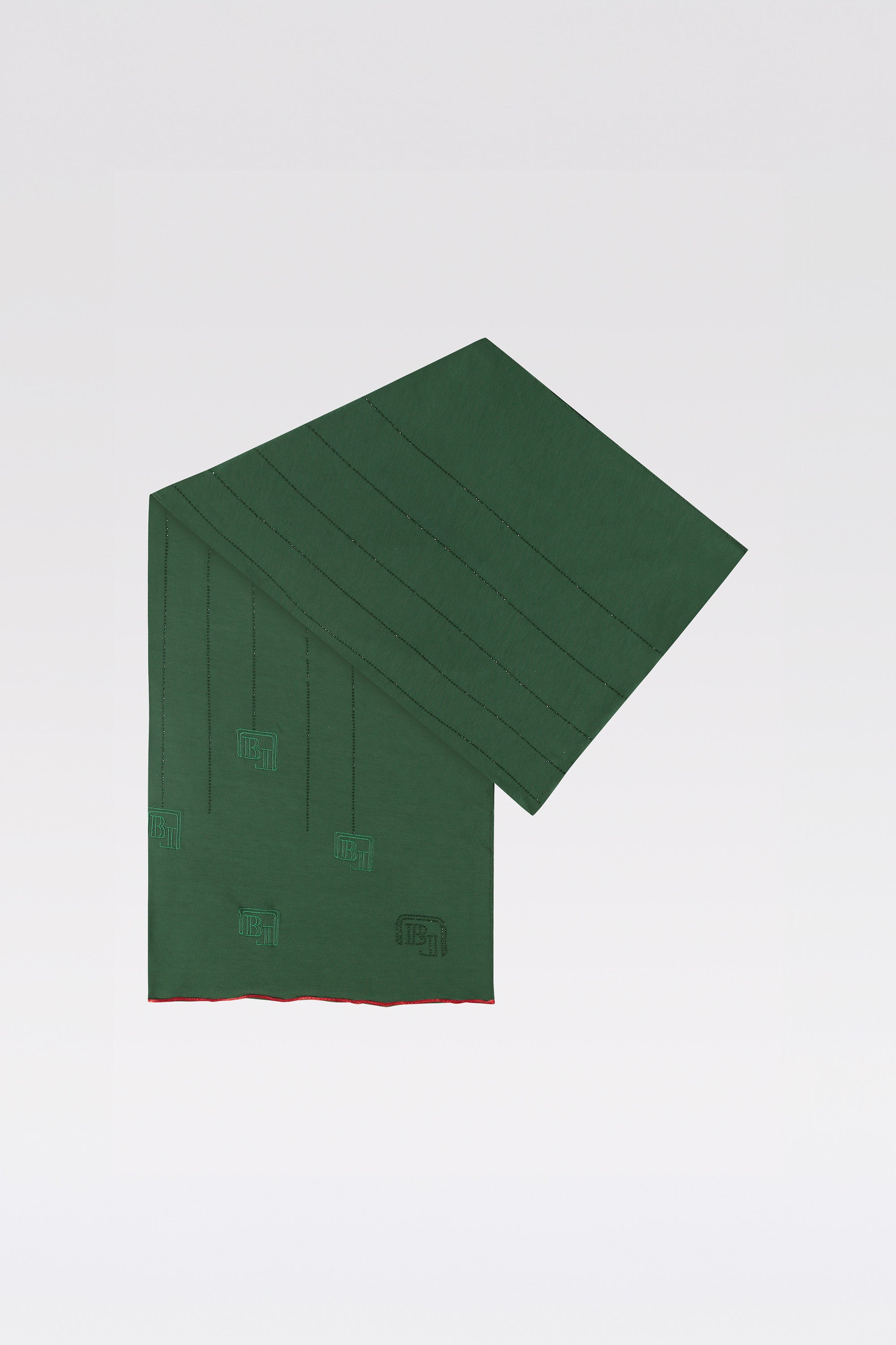 RICAMO SCARF 'MOROCCAN GREEN'