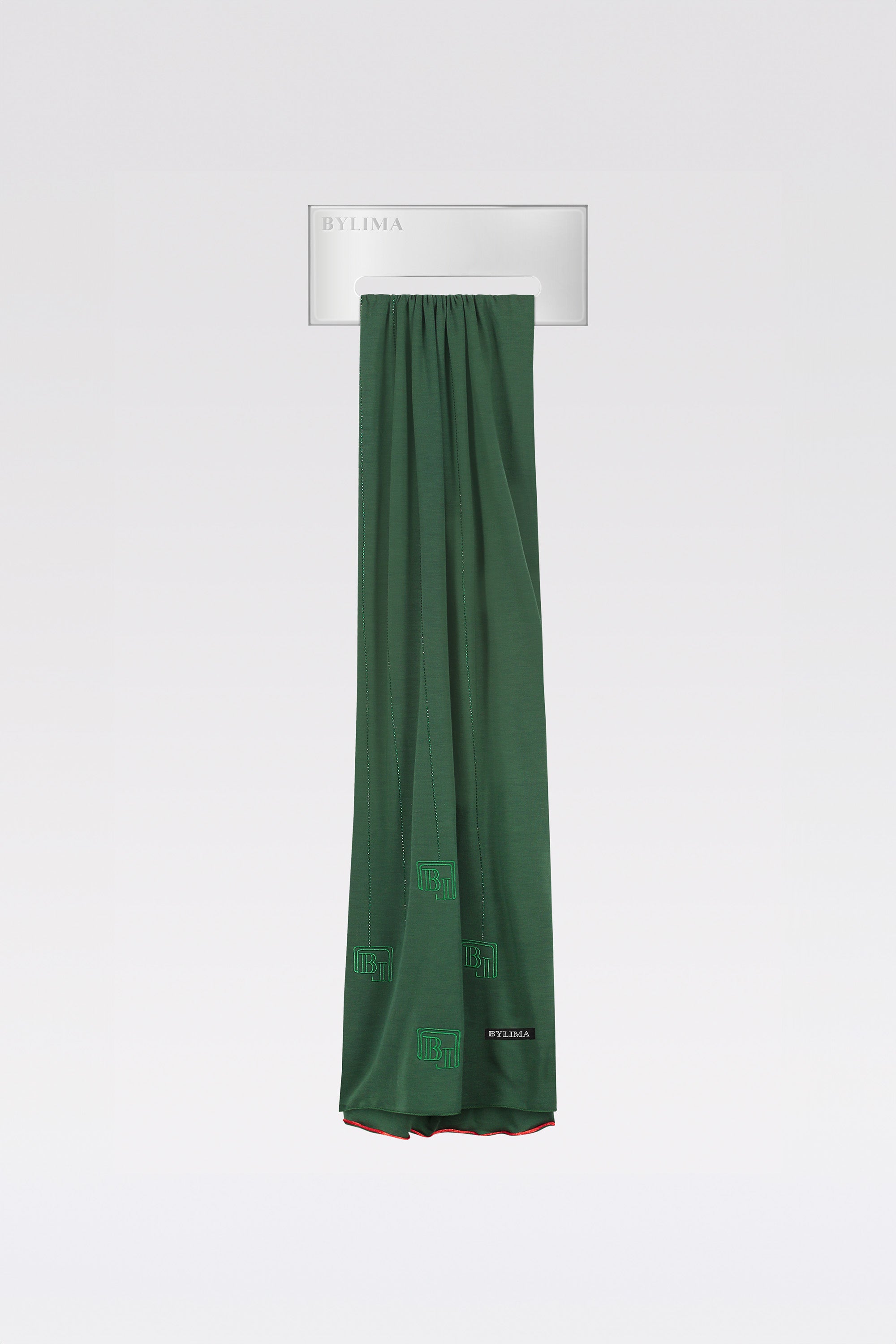 RICAMO SCARF 'MOROCCAN GREEN'