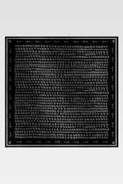 SILK TWILL MOSAIC 'BLACK'