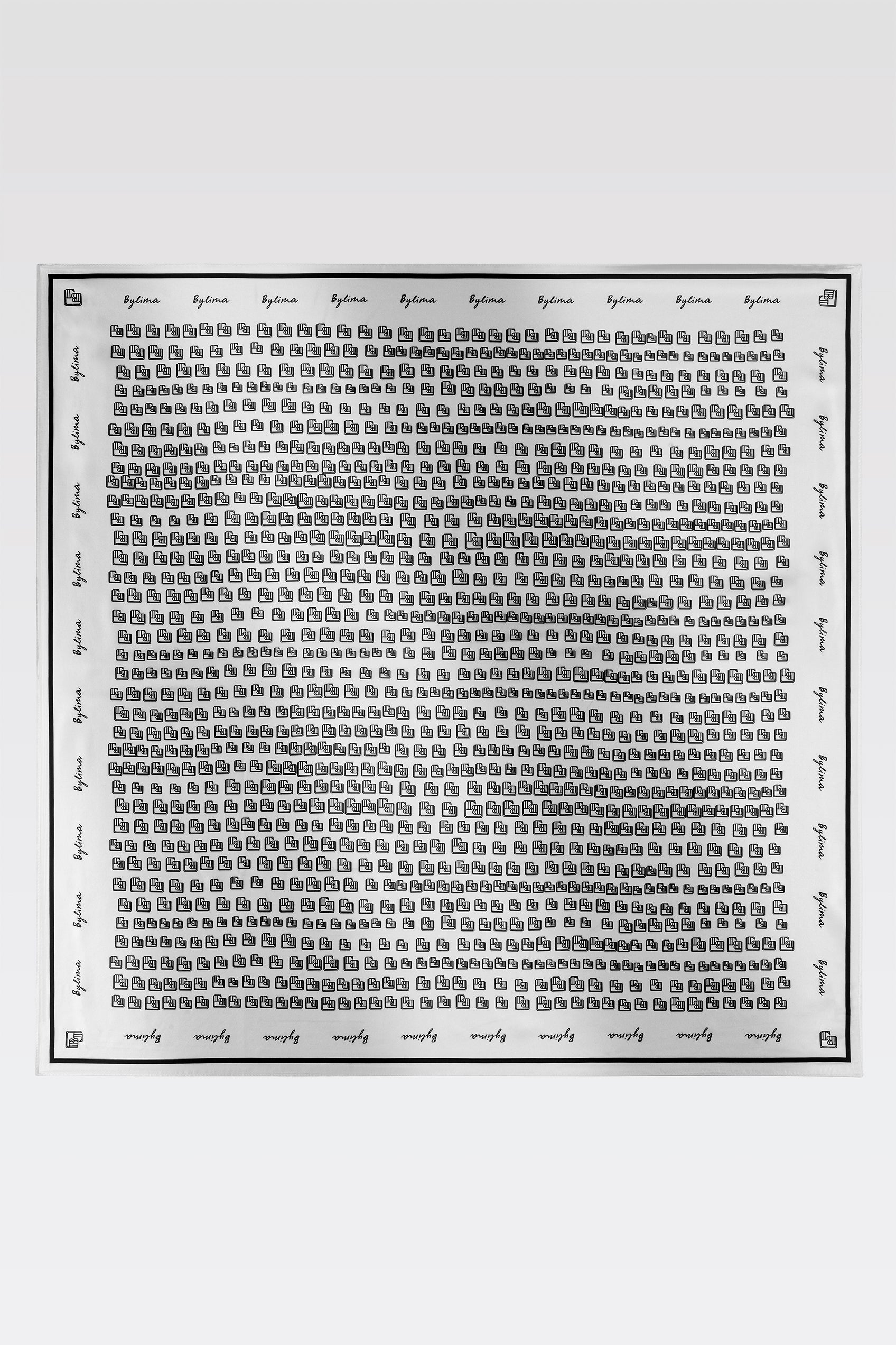 SILK TWILL MOSAIC 'WHITE'