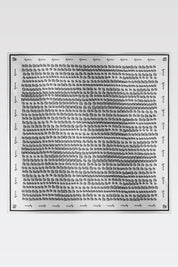 SILK TWILL MOSAIC 'WHITE'