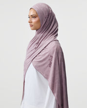 TYPOGRAPHY SCARF 'DUSTY ROSE'