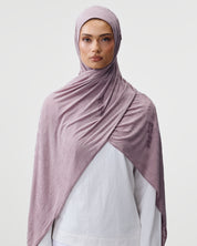 TYPOGRAPHY SCARF 'DUSTY ROSE'